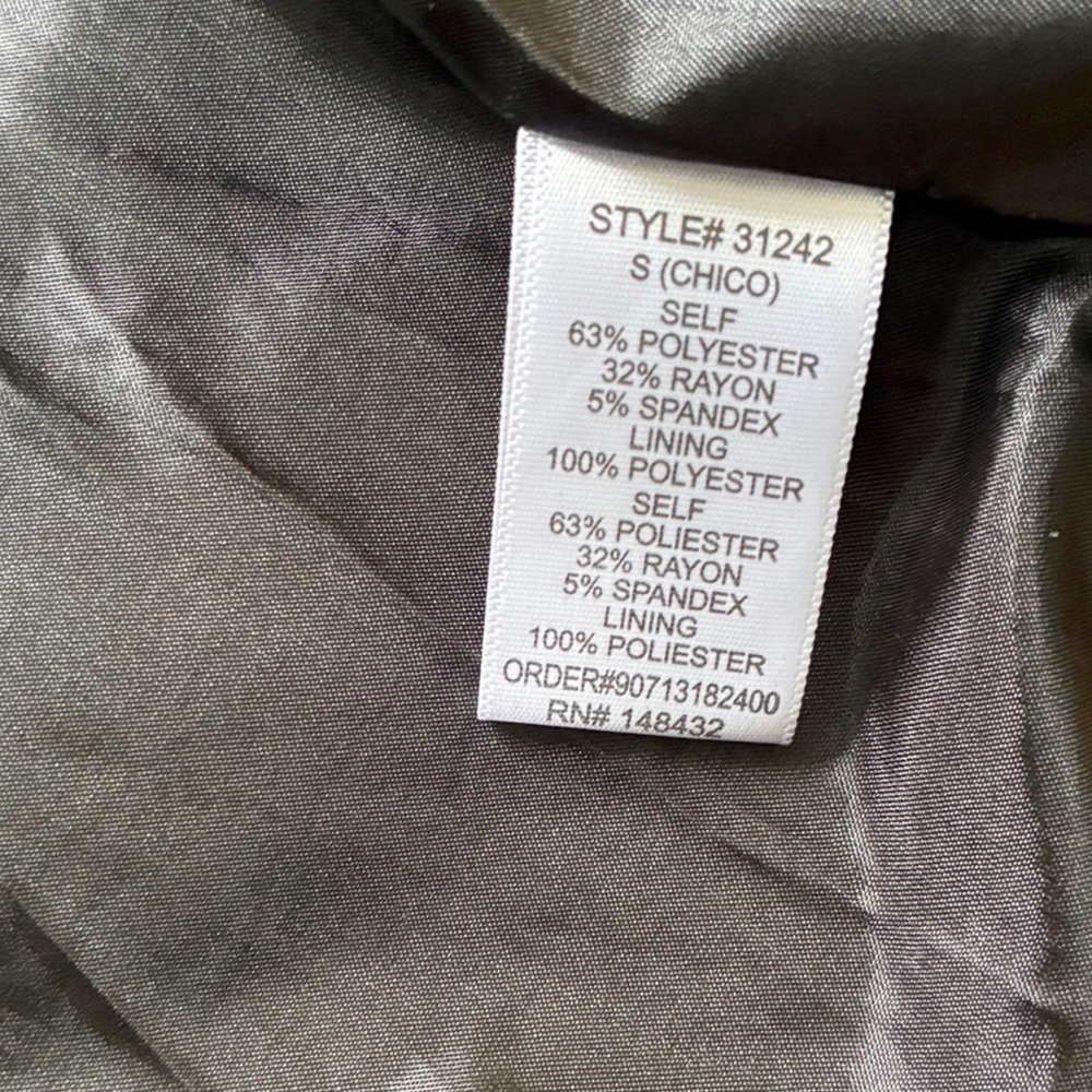 CJLA Black Single-Button Blazer - Classic Tailored Style - Picture 5 of 5